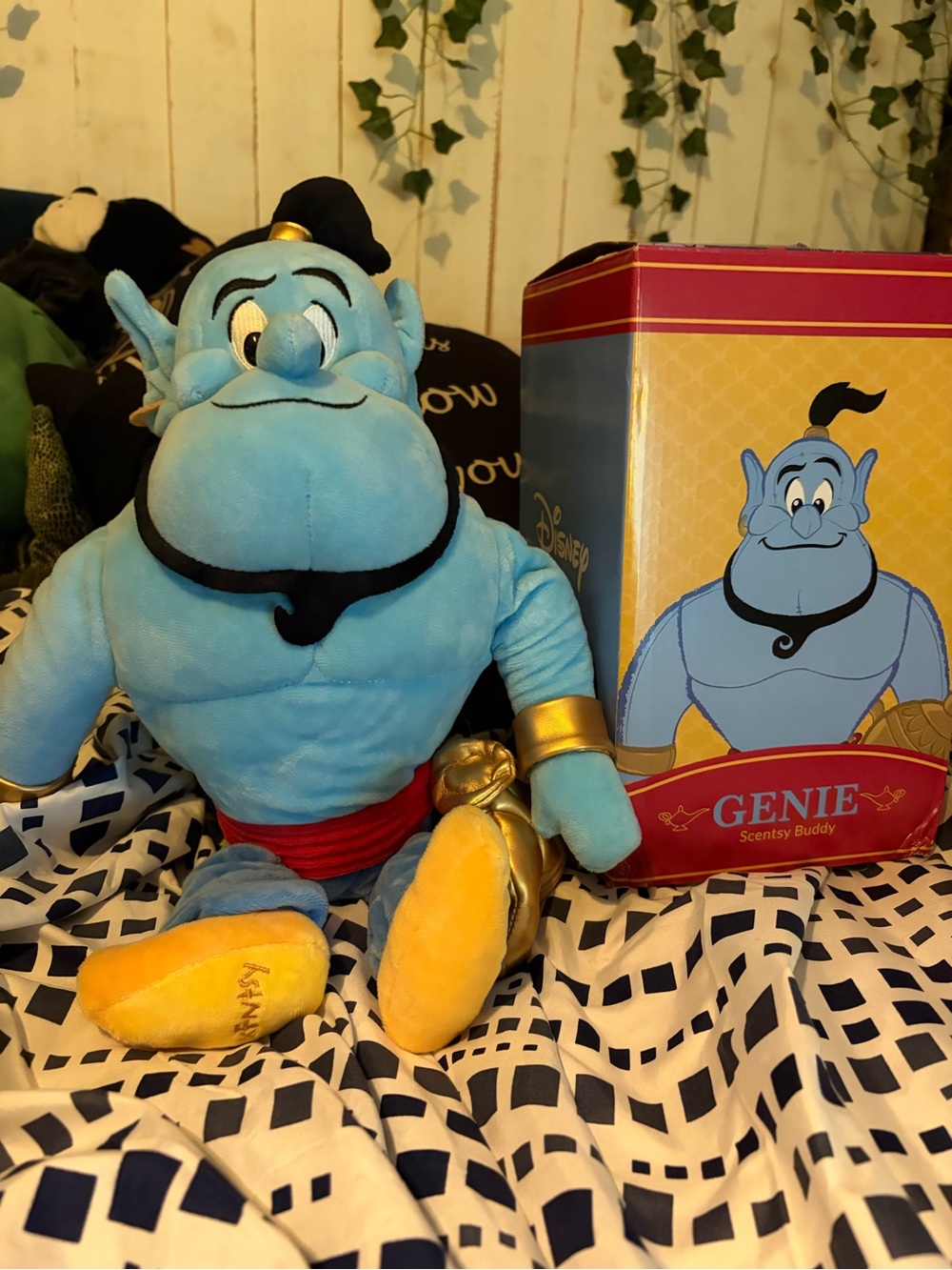Scentsy Genie Plush Buddy - Blue, Gold, Red